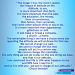 We Are In Charge of Our Attitudes