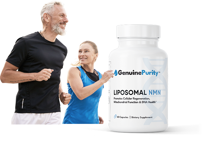 Genuine Purity™ is an NMN supplement. The key to feeling younger and living longer. NMN benefits include increased energy, improved memory, better immune system, improved sleep, reduced joint pain, better blood pressure, increased libido.